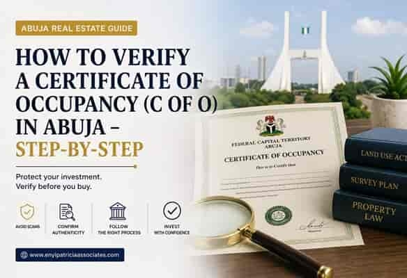 How to Verify a Certificate of Occupancy (C of O) in Abuja – Step-by-Step